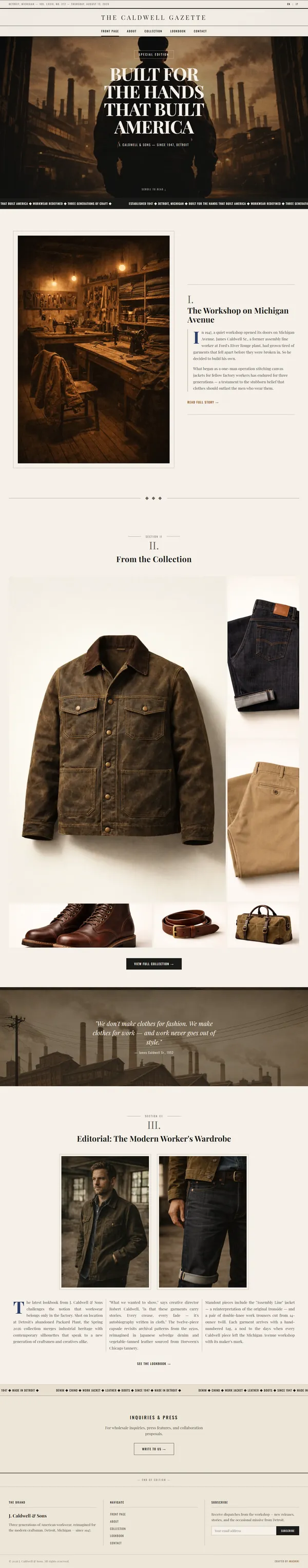 J. CALDWELL & SONS